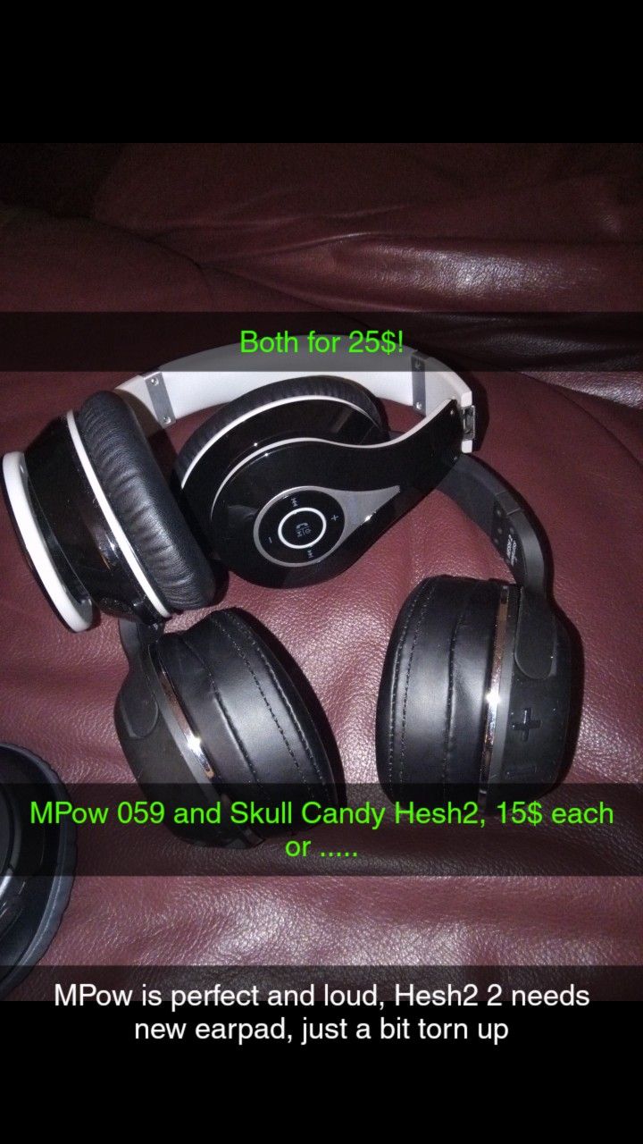 SONY, JABRA,SKULLCANDY, MPOW BLUETOOTH WIRELESS HEADPHONES CHEAP!!!!