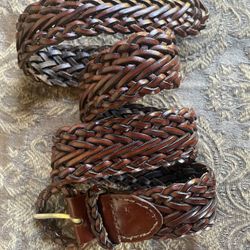 “Talbots” Vintage Leather Belt 32 1/2”