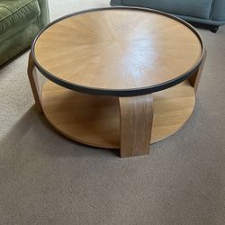 Round Coffee Table - Walnut