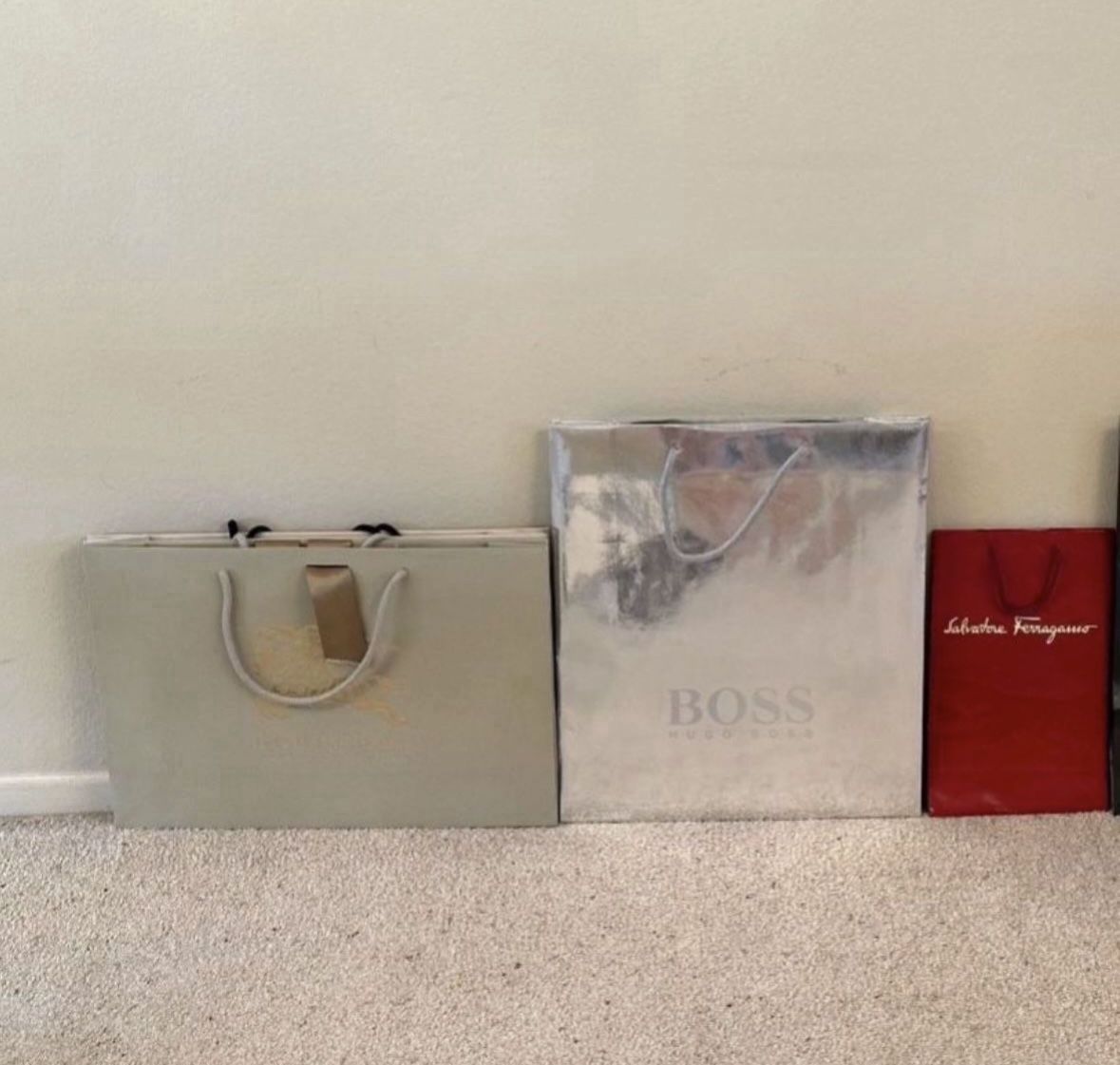 Luxury Shopping bags bag Montblanc Molina Mont Blanc Salvatore Ferragamo, Coach. Boss Burberry Charles David BCBG Lacoste Zegna bebe