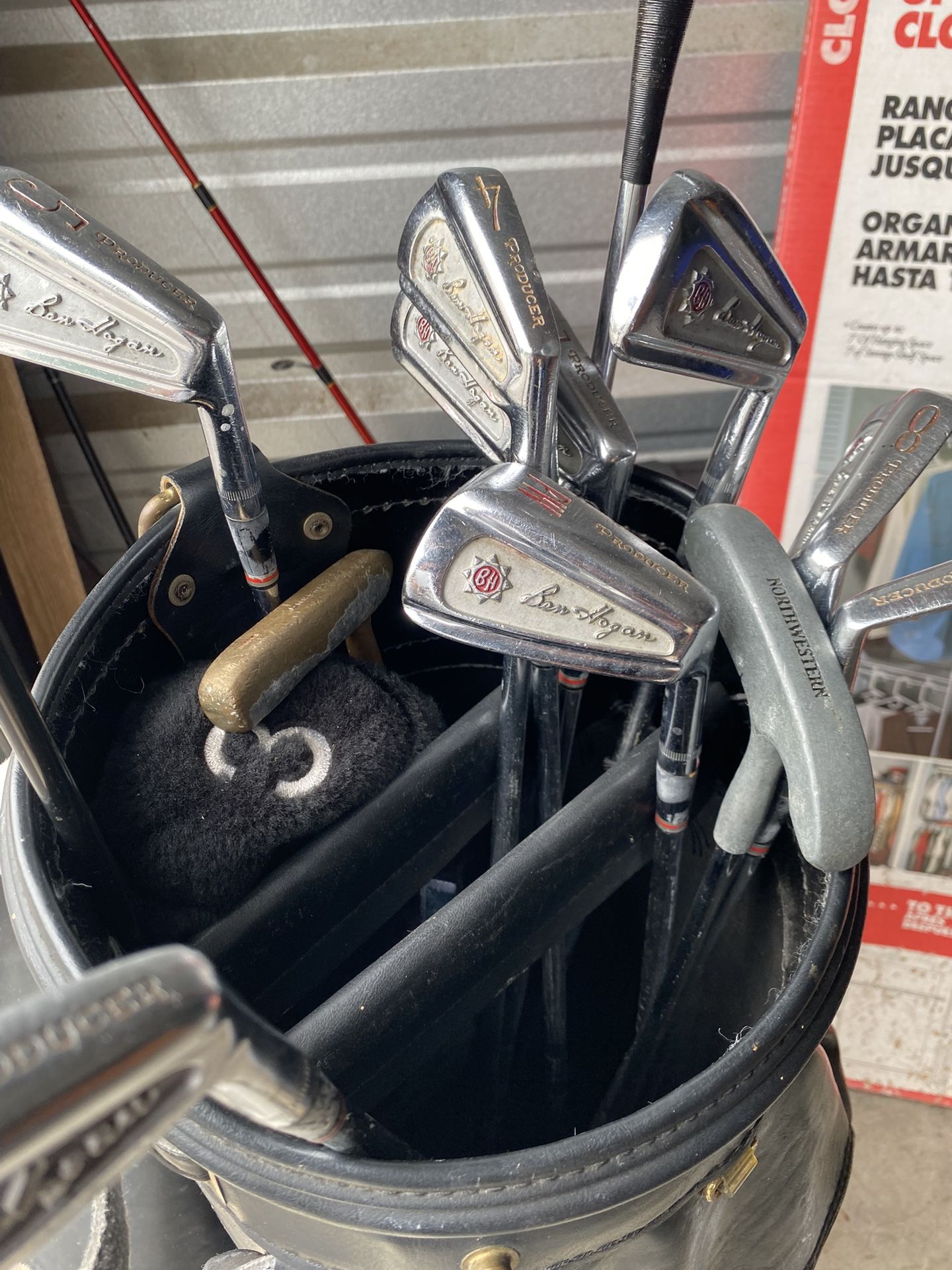 Wilson Bag and Ben Hogan Clubs