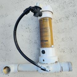 Pool Automatic Chlorinator Feeder Bromine In-Line Model 320 Pool Above Ground In Line Spa Feeder