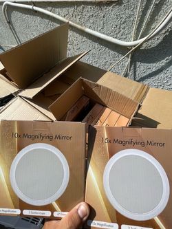 Luxo 10x & 15x Magnifying Mirror 6-Inch