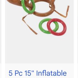 Reindeer Antlers  Inflatable Ring Toss Game