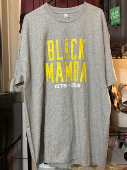Kobe Bryant "Black Mamba" Tribute Graphic T-Shirt 1(contact info removed) - Size 2xl