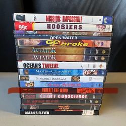 DVD’s.    $ 1 Each 