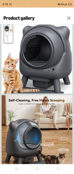 Robo kitty litter box
