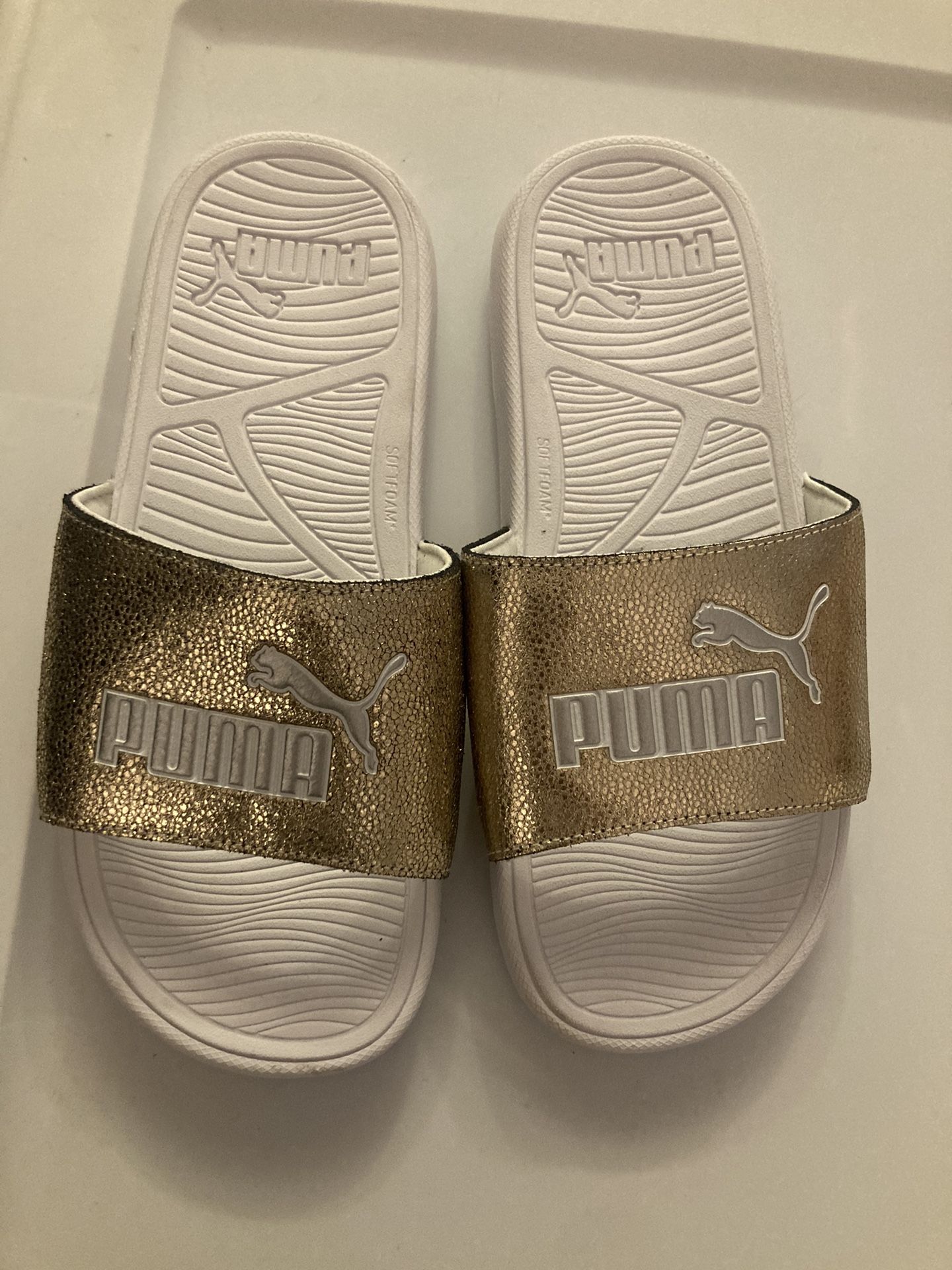 Puma Sandals Gold Color