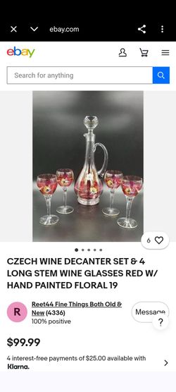 wine cup set