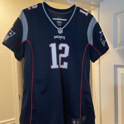 Tom Brady #12 New England Patriots NFL On Field Nike Women’s Jersey XL