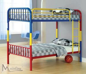 Multi-Color Twin Covertible Bunkbed