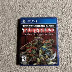 Teenage mutant ninja turtles in manhattan PS4
