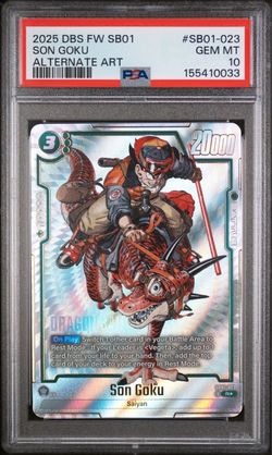 Dragon Ball Super Son Goku Alternate Art PSA 10