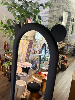 Brand new standing or hanging mirror.