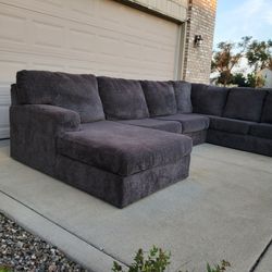 Gray Ashley Ballinasloe Sectional Couch Sofa