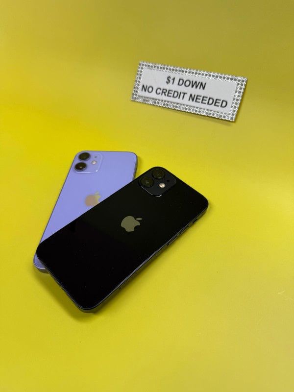 Apple IPhone 12 Mini 5G - Only $1 Today Pay The Rest Later!