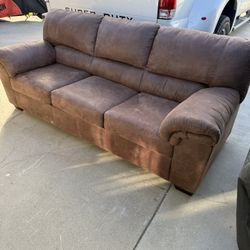 Suede Leather  Sofa Bed Pull Out Bed 