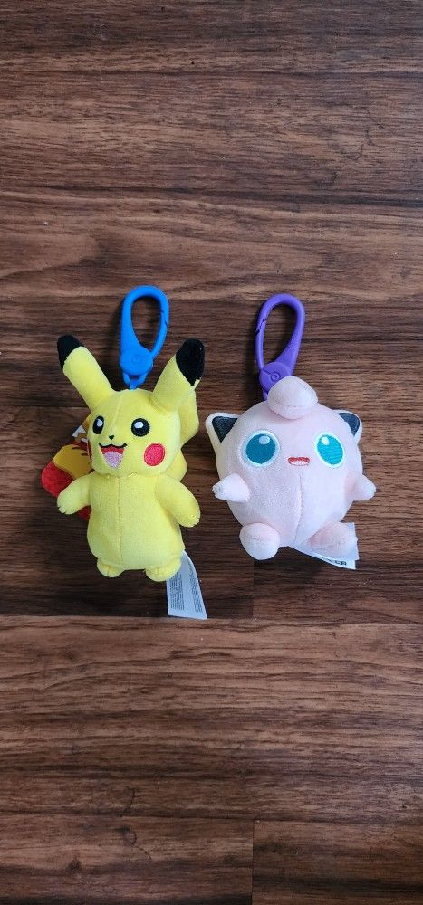 Pokemon Keychain Plushies