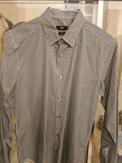 Hugo Boss Dress Shirt Geometric Print