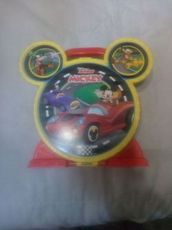 Disney Junior Mickey Mouse Stow'n Garage Carry Case.