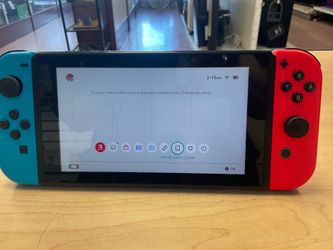 Nintendo switch red n blue