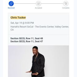 Chris Tucker Tickets , Each