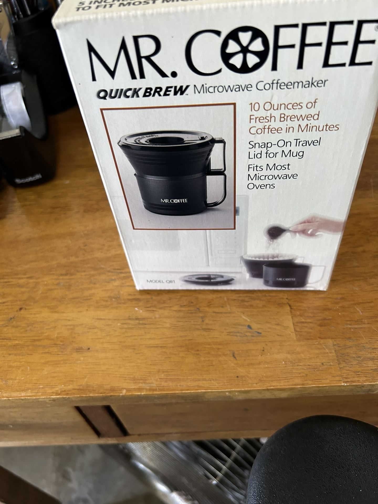 New Mr Coffee Quick Brew Microwave Coffee Maker 