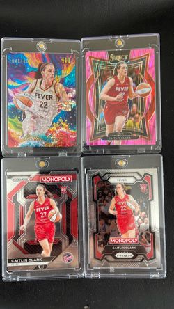 Caitlin Clark Trading Card Lot of 4