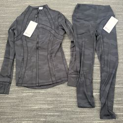 Grey Camo Lululemon Set Size 6