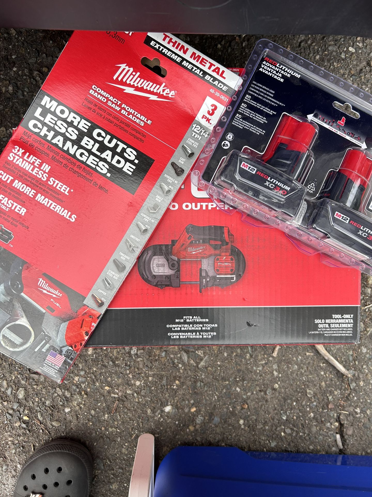 Milwaukee Bandsaw W/ Blade And Battery