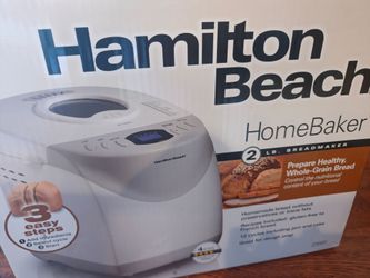 Hamilton Beach HomeBaker 2 Pound Automatic Breadmaker with Gluten Free Setting | Model# 29881