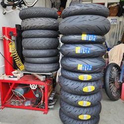 Used starting @ $50!
New sets also available!

Mounting and balance available for ADDITIONAL cost on NO SCRATCH tire machine Wheels on or off the moto