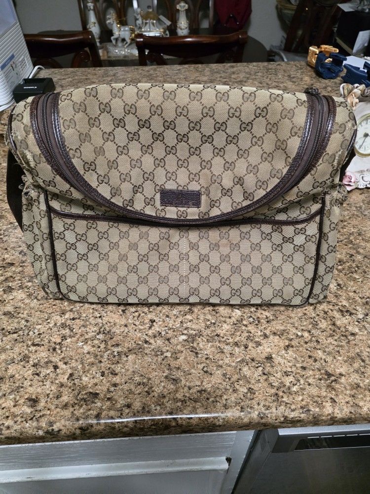 Gucci Diaper Bag W/ Diaper Changing Pad