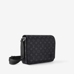 Louis Vuitton District PM Monogram Eclipse Messenger Bag Black ™️