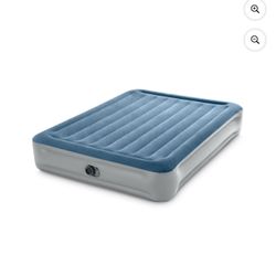 Intex 15" Queen Essential Rest Dura-Beam Airbed Mattress with Built in Pump