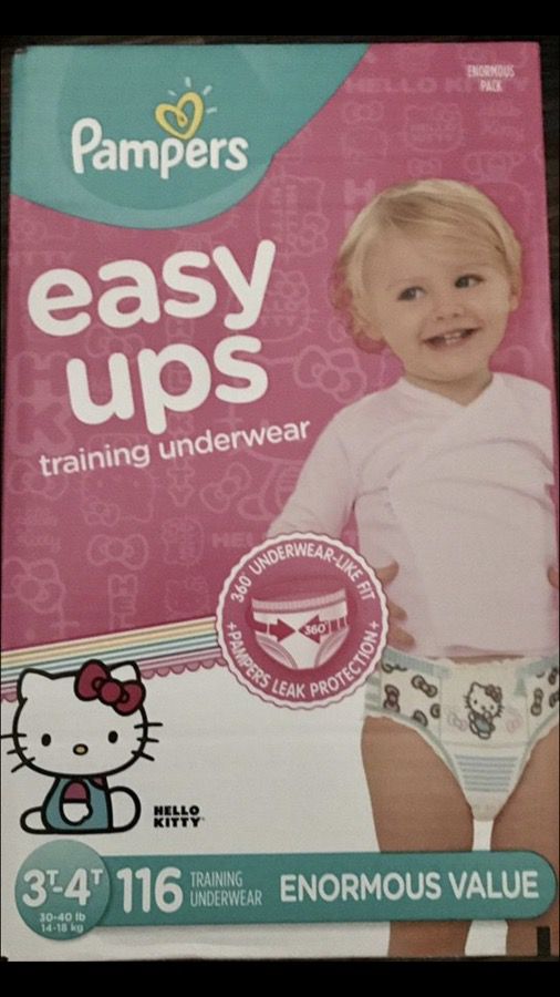 Hello Kitty Pampers Easy Ups Enormous Box