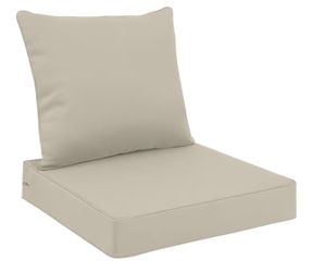FAVOYARD Outdoor Deep Seat Cushion Set – Beige, Brand New