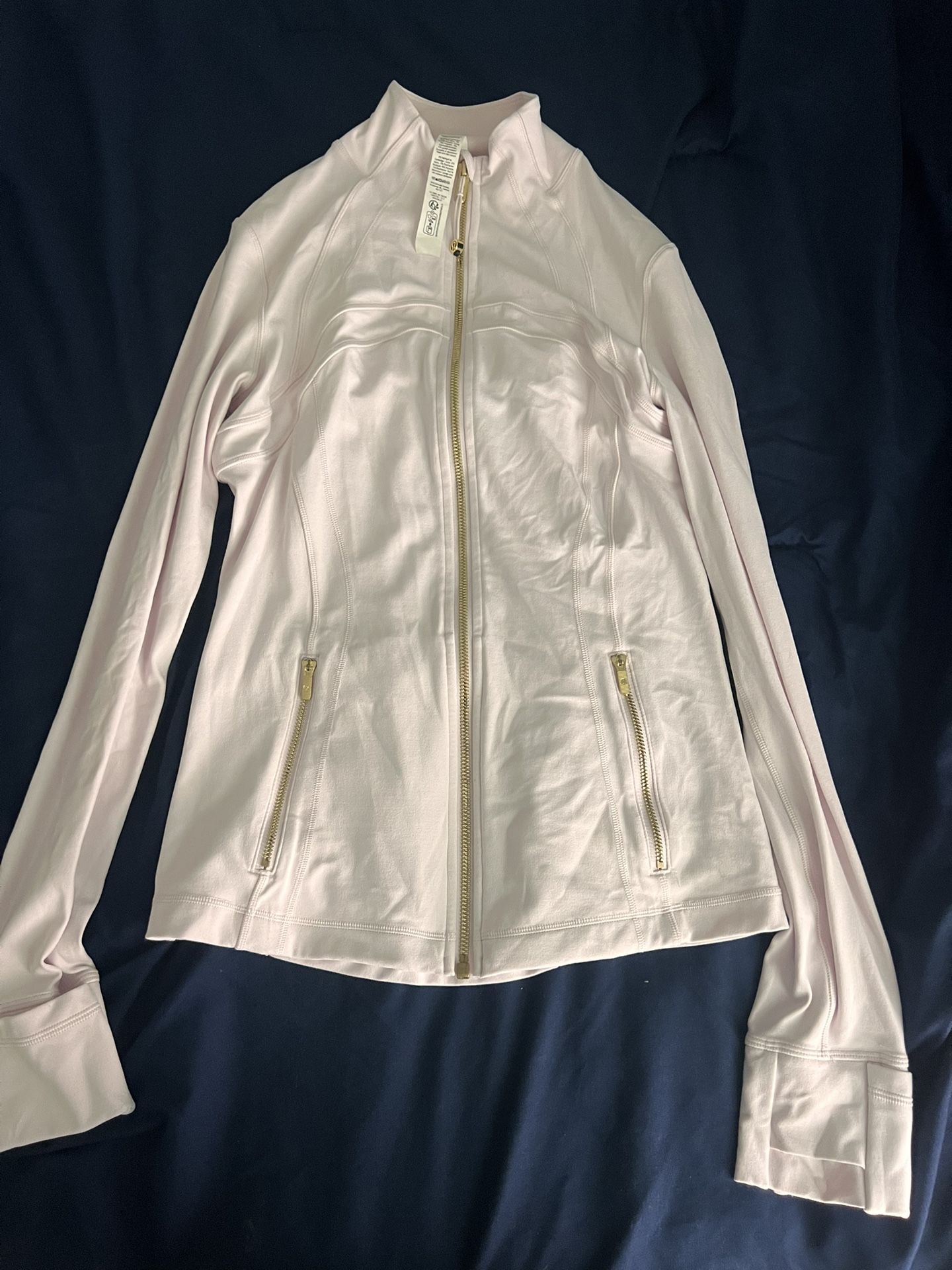 Baby Pink Lululemon Jacket With Good Zipper