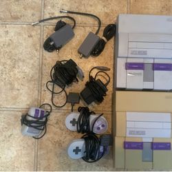 2 Super Nintendo Systems And 21 Games All Tested And Cleaned