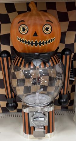 TikTok viral 23.5" Jack-o'-Lantern Gumball Machine Tabletop Décor by Ashland
