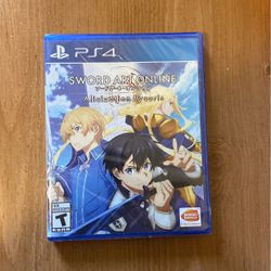Sword Art Online PS4 Game 