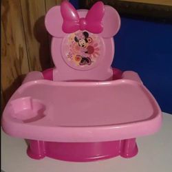 Disney Minnie Mouse Toddler & Baby Booster  Seat,  $20.