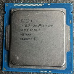 Intel LGA 1150 I-5 4690k Processor/CPU, Tested Working 