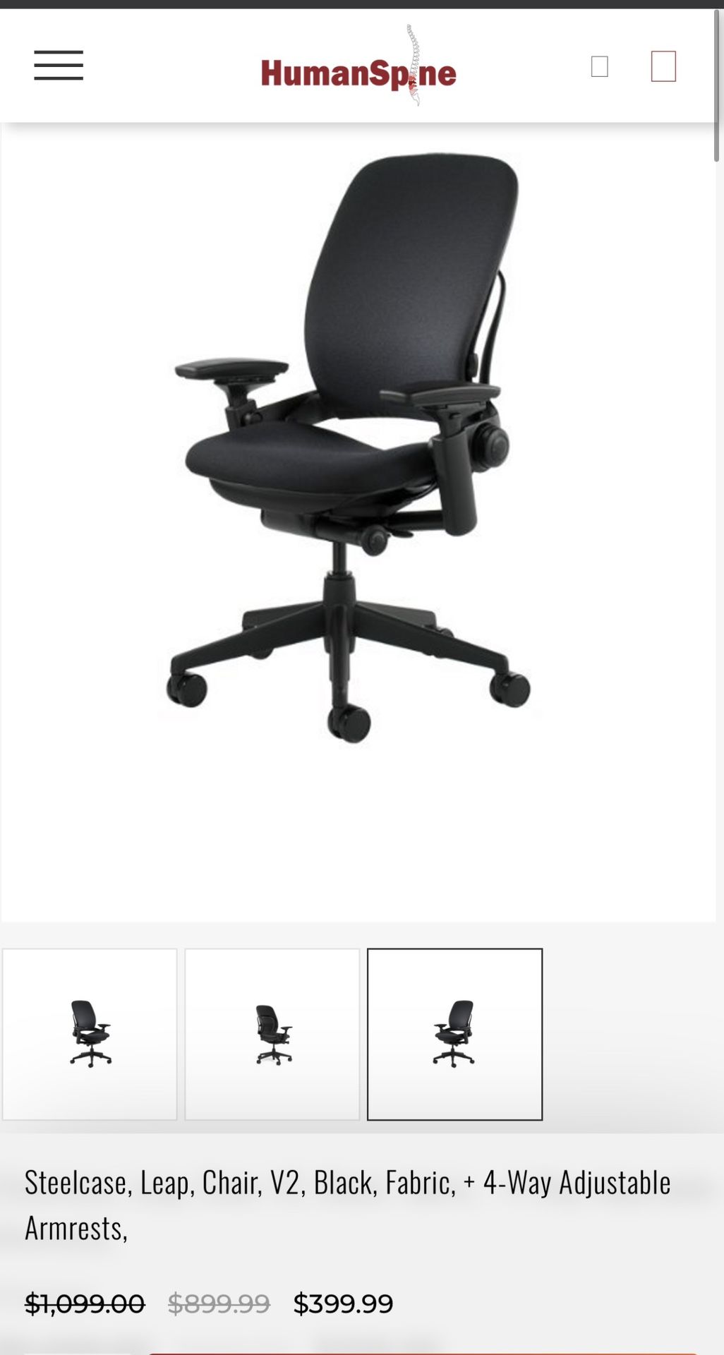 Steelcase Reg $800 Chair (light Blue/gray)