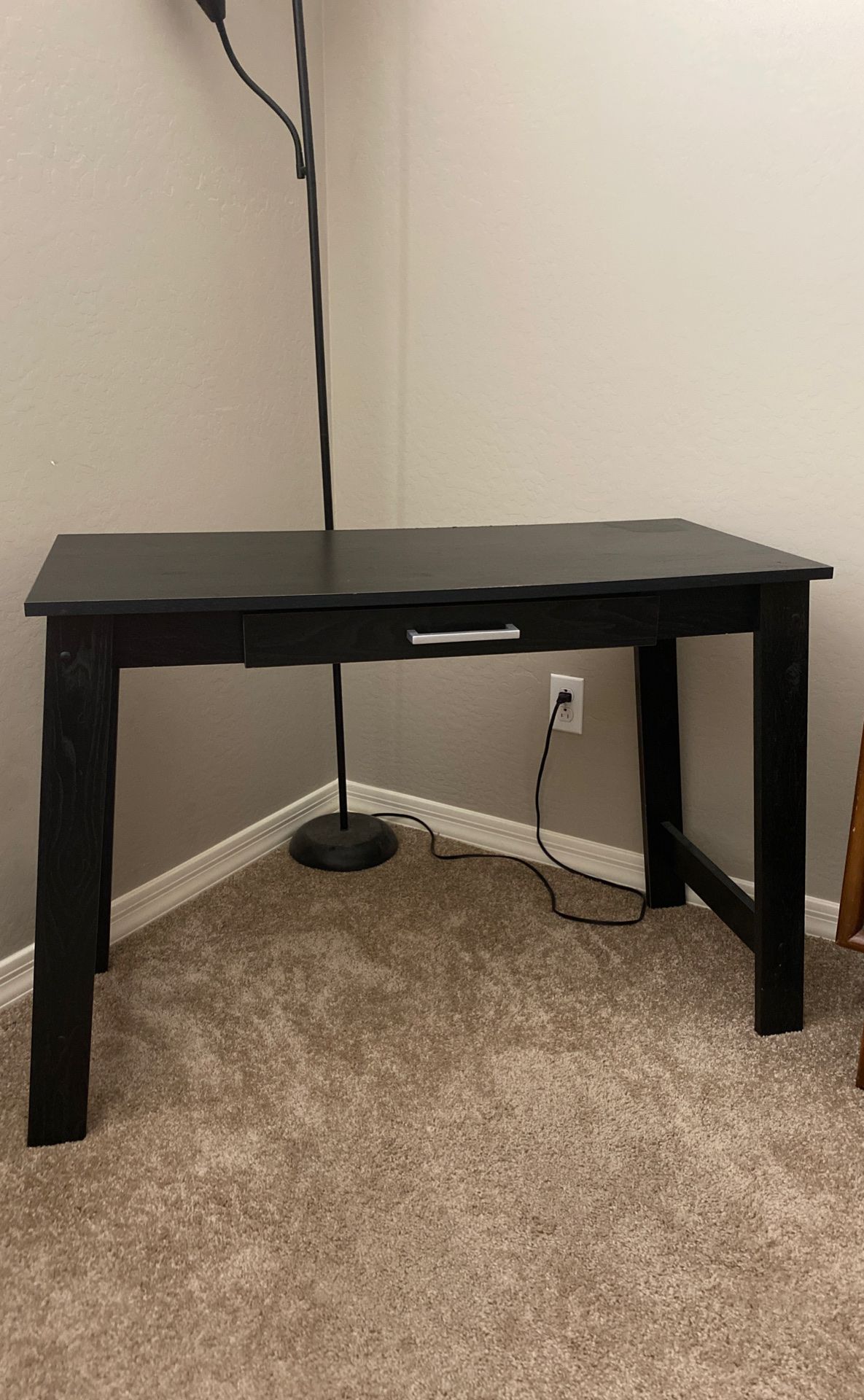 Black Desk Console Table