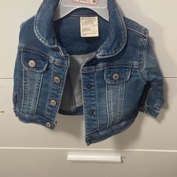 Baby Girl Jeans Jacket 6-9 Months 