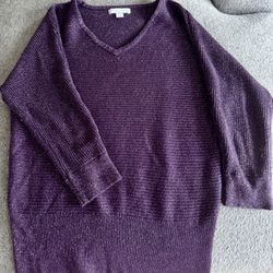 New York & Company Purple Sweater