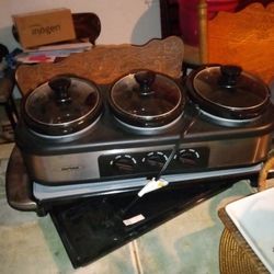 Sunvivl Tripple Mini Crock Pot