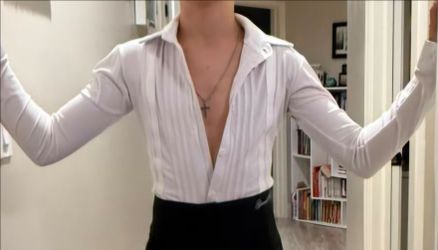 Latin ballroom Dress Shirt boys PT1, PT2 - 44