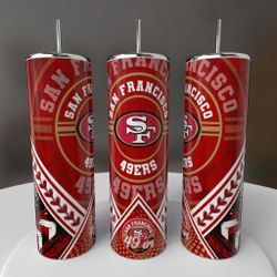 San Francisco 49ers Football Tumbler